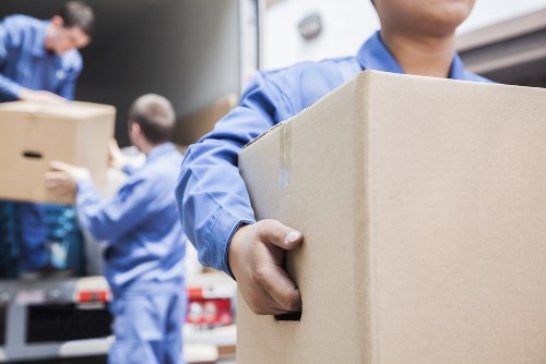 Professional removalists handling furniture