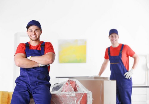 Removalist team loading a moving truck