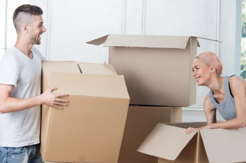 Staff assisting customers at Storage Merton