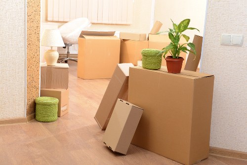 Safe transport of office equipment in Storage Merton